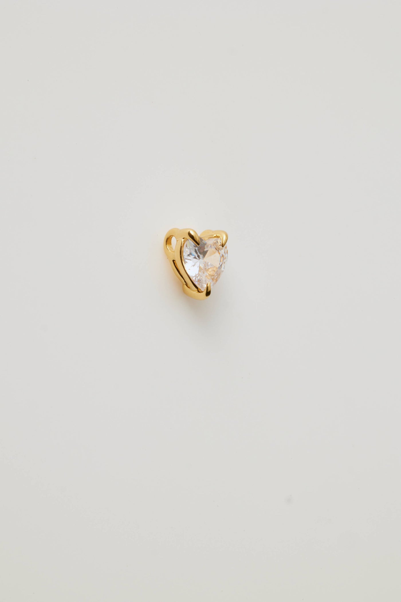 Diamond Heart Charm versefinejewellery.com