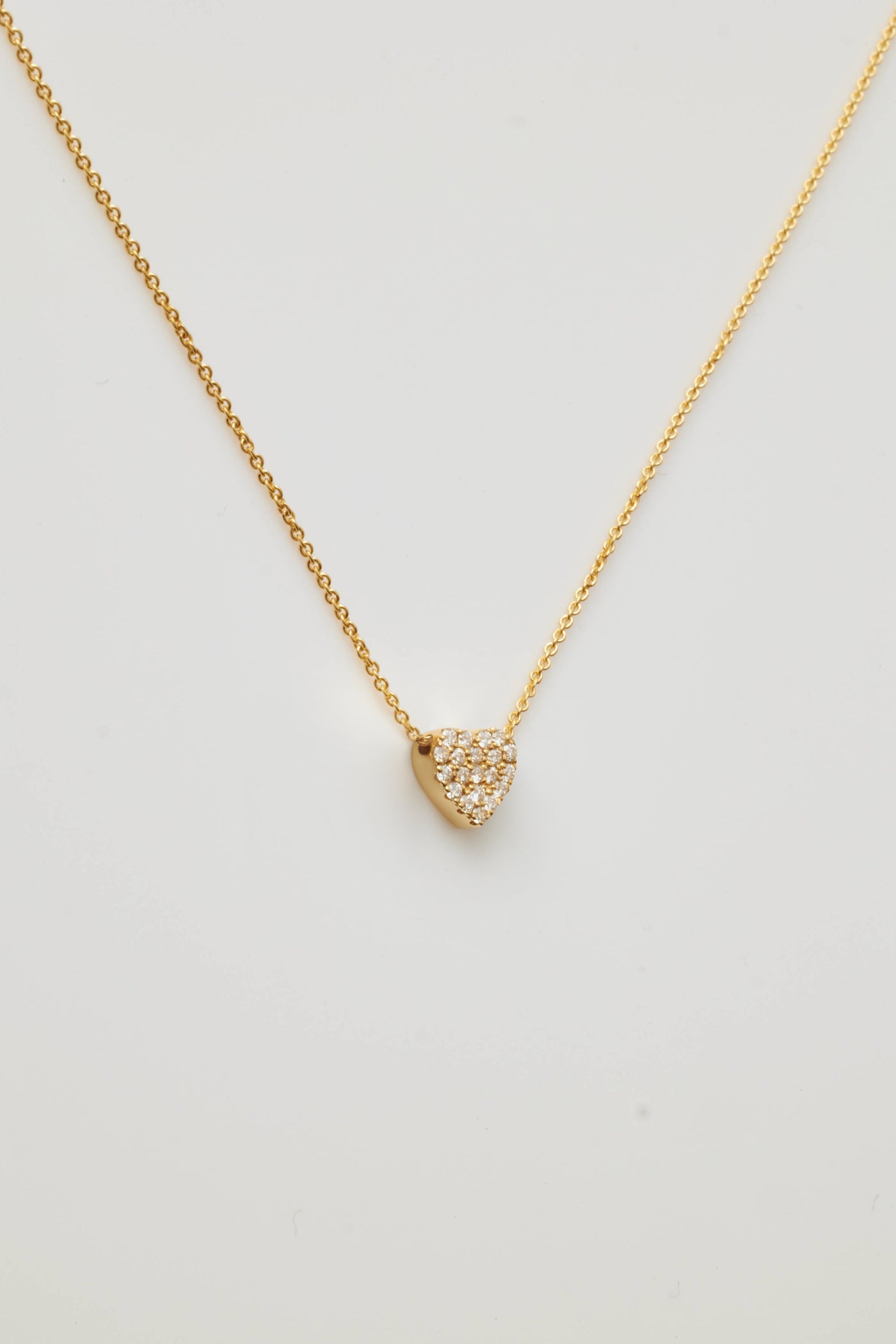 Pavé Heart Necklace