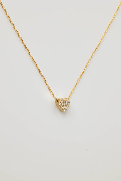 Pavé Heart Necklace