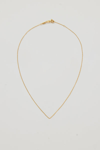 18k yellow gold 42cm fine necklace chain from Verse Fine Jewellery