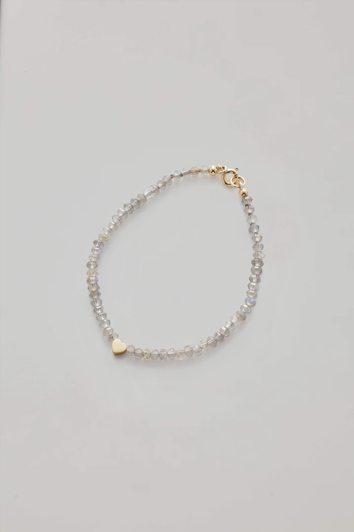 Labradorite Heart Bracelet